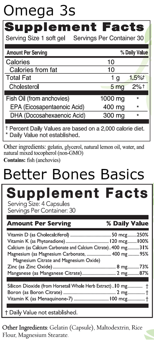 Bone Health Support Combo