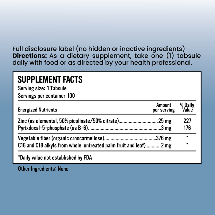 Energized Zinc 25