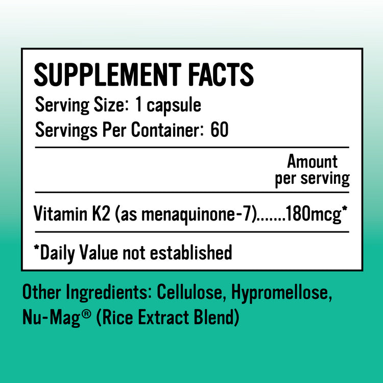 K2 (MK-7) Vitamin K Now with MenaQ7®
