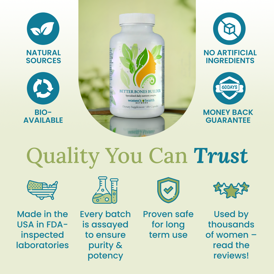 Better Bones Builder - Bone Health Supplement - 180 Capsules