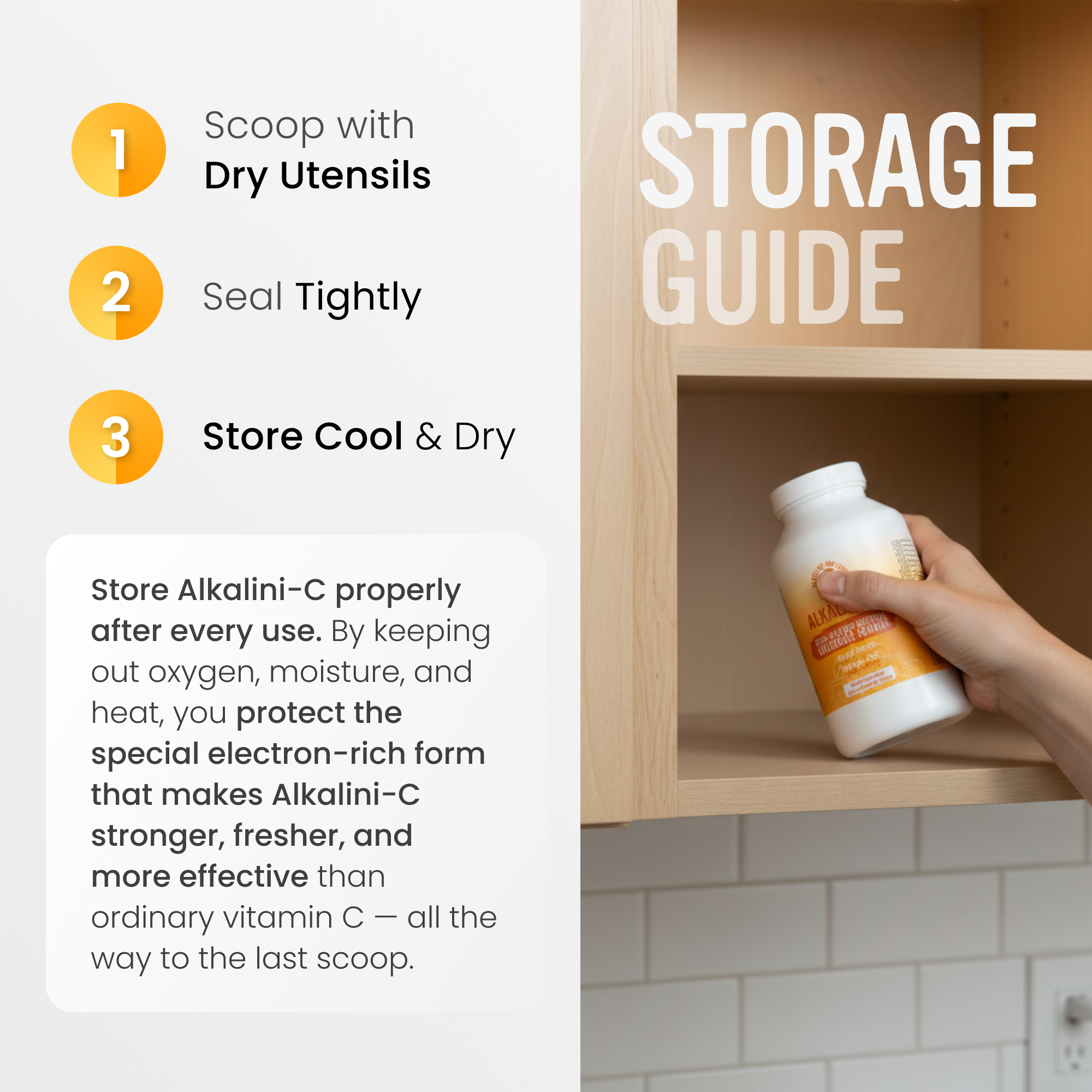 Alkalini-C Alkalizing Ascorbate Powder (Vitamin C)