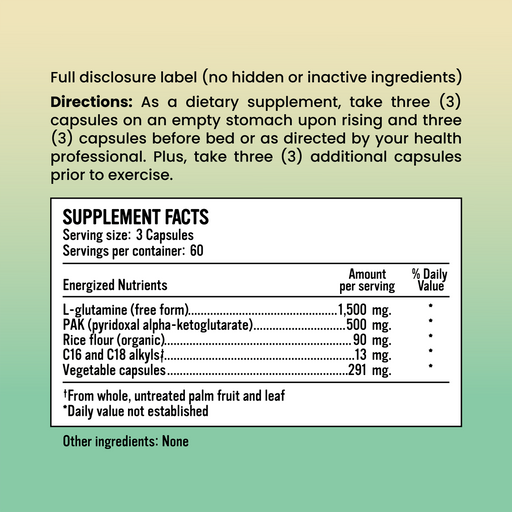 Peak Glutamine PAK