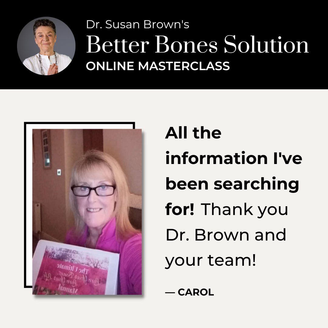 Better Bones Solution— Masterclass Online