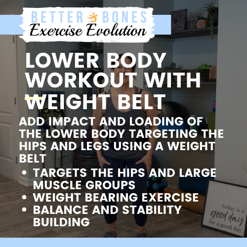 Lower Body Workout with Weight Belt (Download)