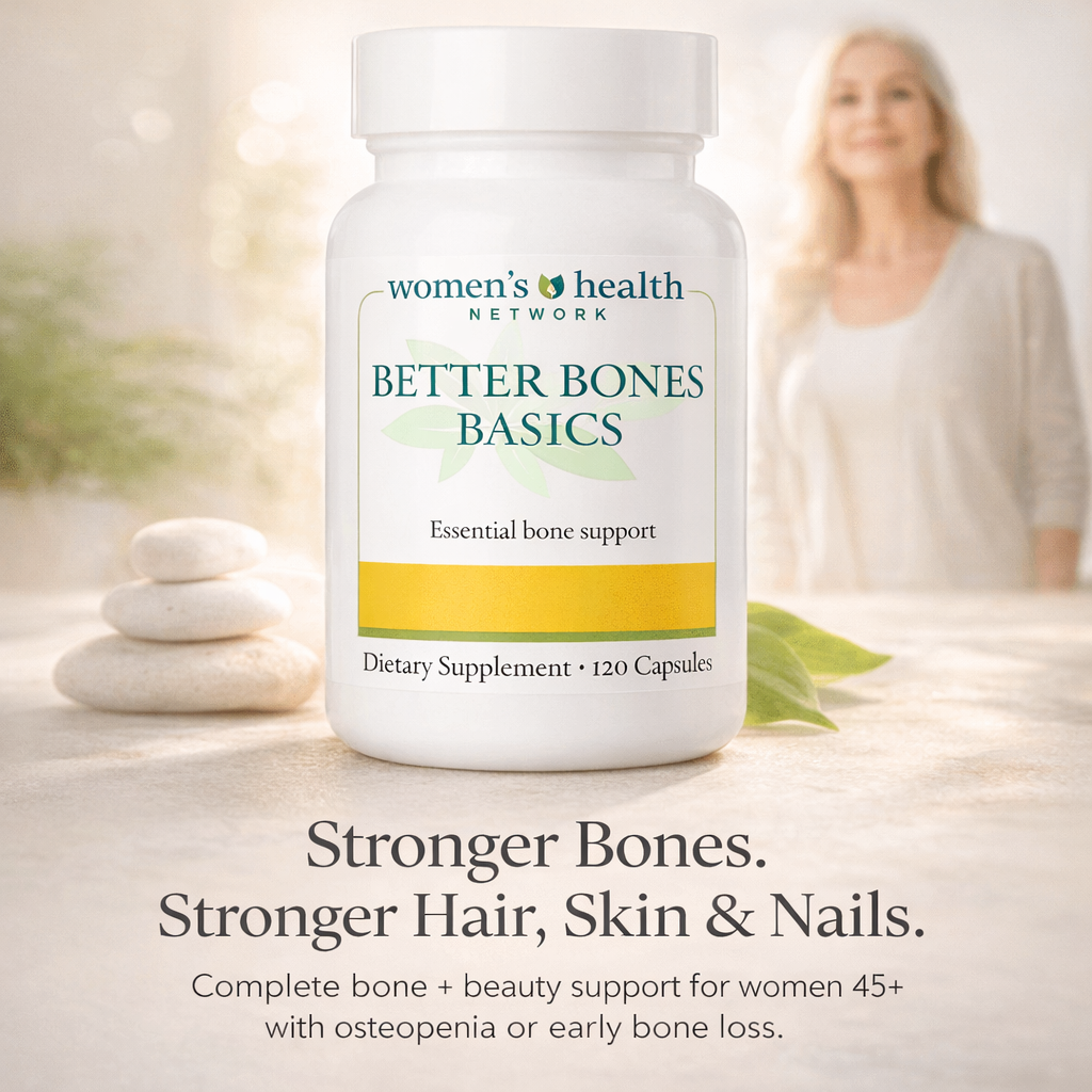 Better Bones Basics – Bone & Beauty Support for Early to Moderate Bone Loss | Calcium, Magnesium, Vitamin D3, K2, Silica for Hair, Skin, Nails & Bone