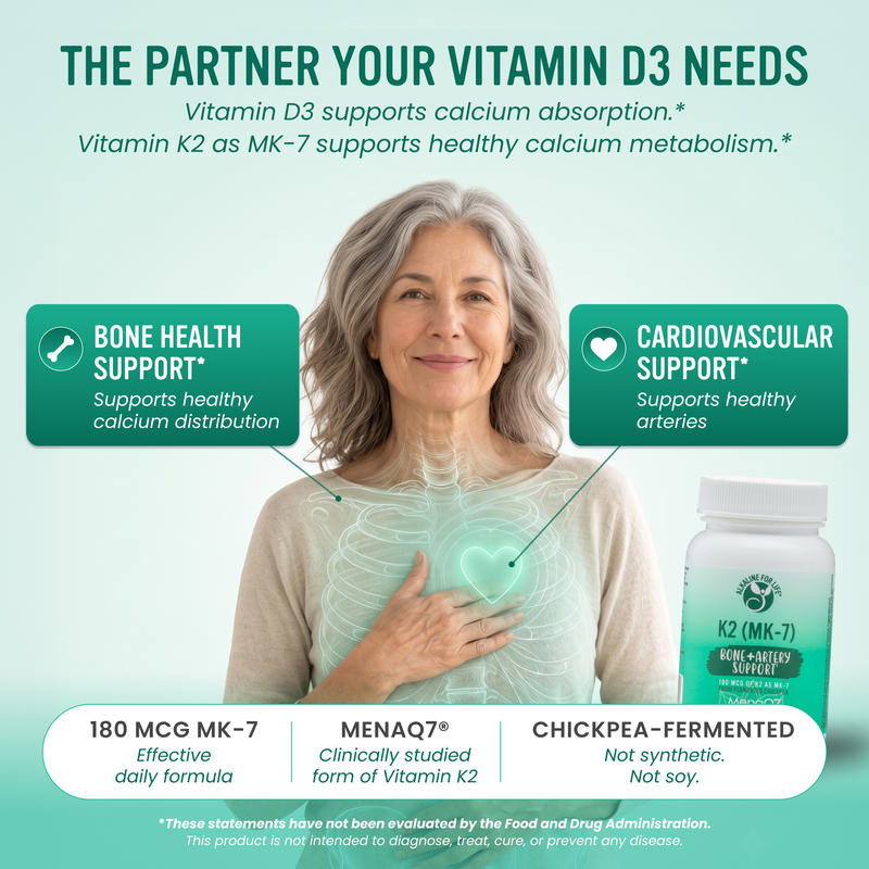 K2 (MK-7) Vitamin K Now with MenaQ7®