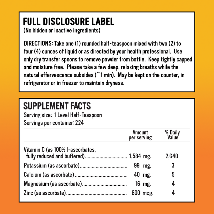 Alkalini-C Alkalizing Ascorbate Powder (Vitamin C)